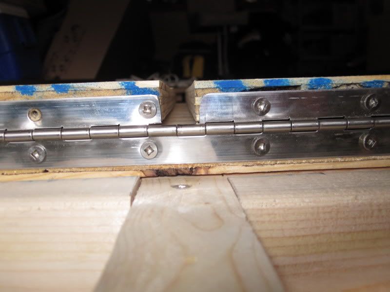 Piano hinge hatch install pictuers?